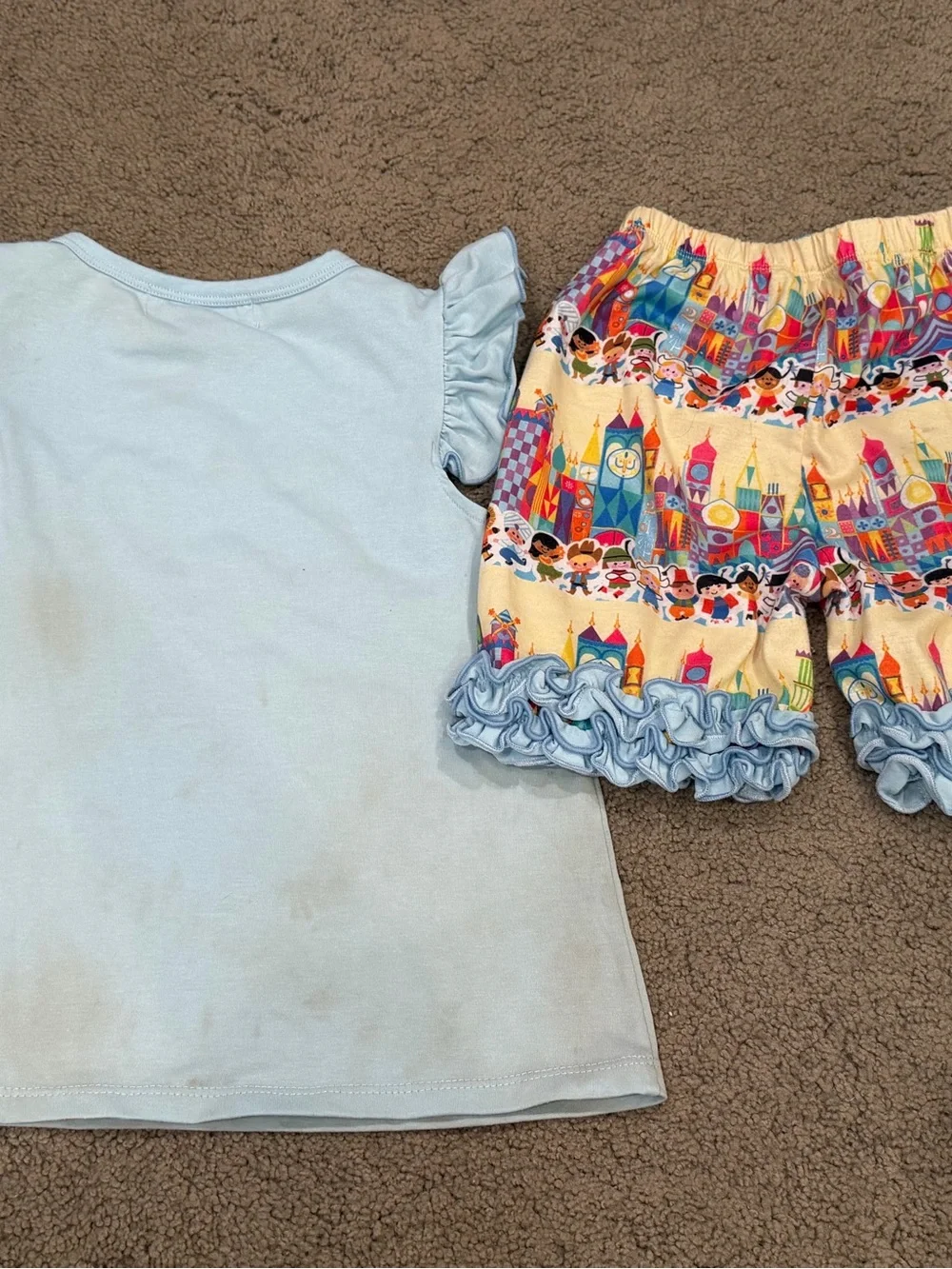 It’s a Small World Shorts Set
